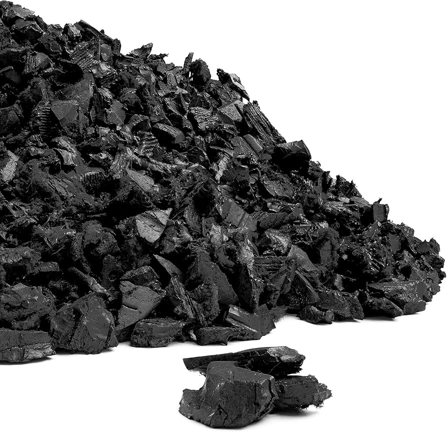 Black Rubber Mulch Nuggets (1.5 cu. ft.)