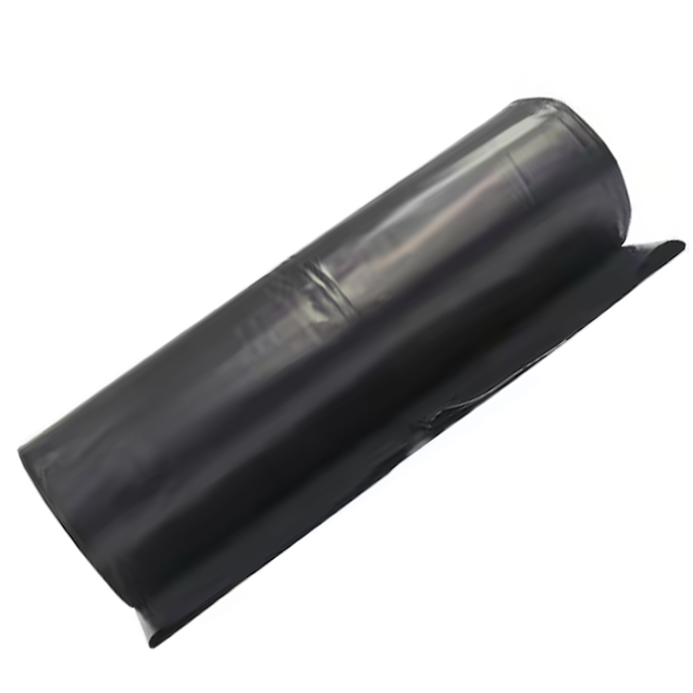 Heavy-Duty Black Poly Sheeting - 4 Mil (20' x 100')