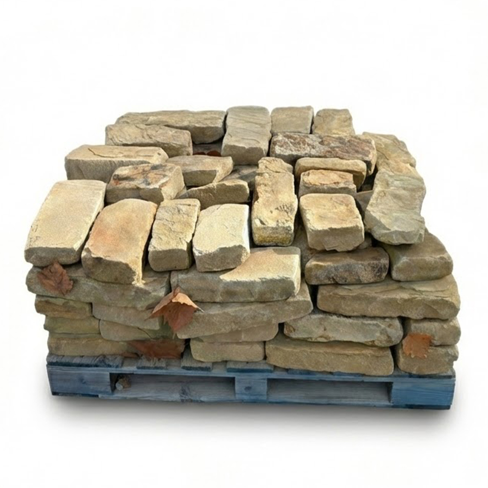 Tumbled Brown Chopped Stone - 4"