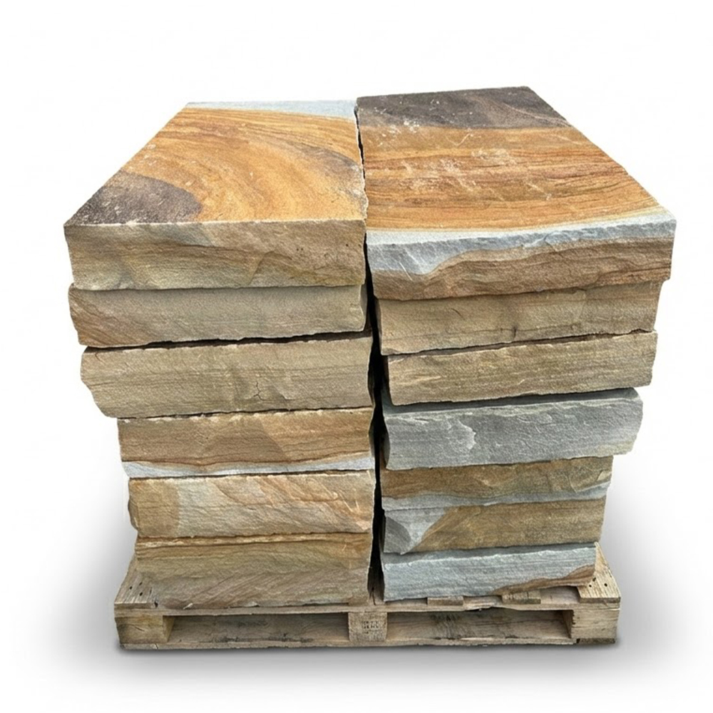 Rustic Mixed Color Step Tread - 4 ft