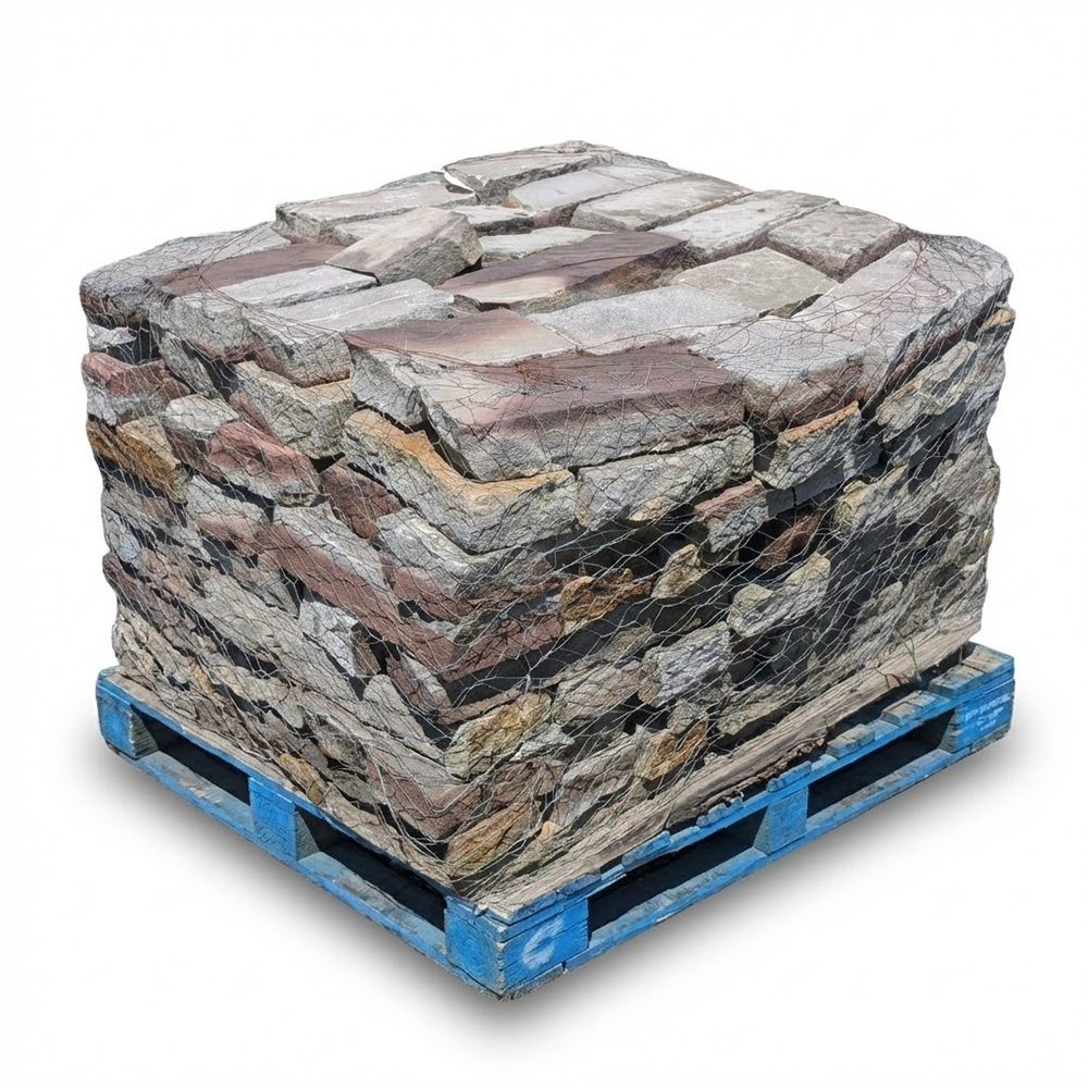 Burgundy Chopped Stone - 4"