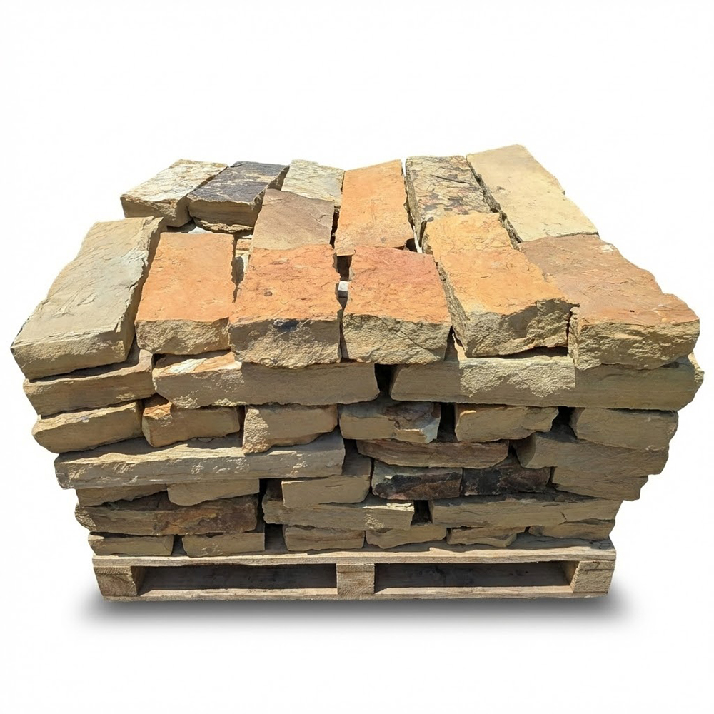 Natural Brown Chopped Stone - 8"