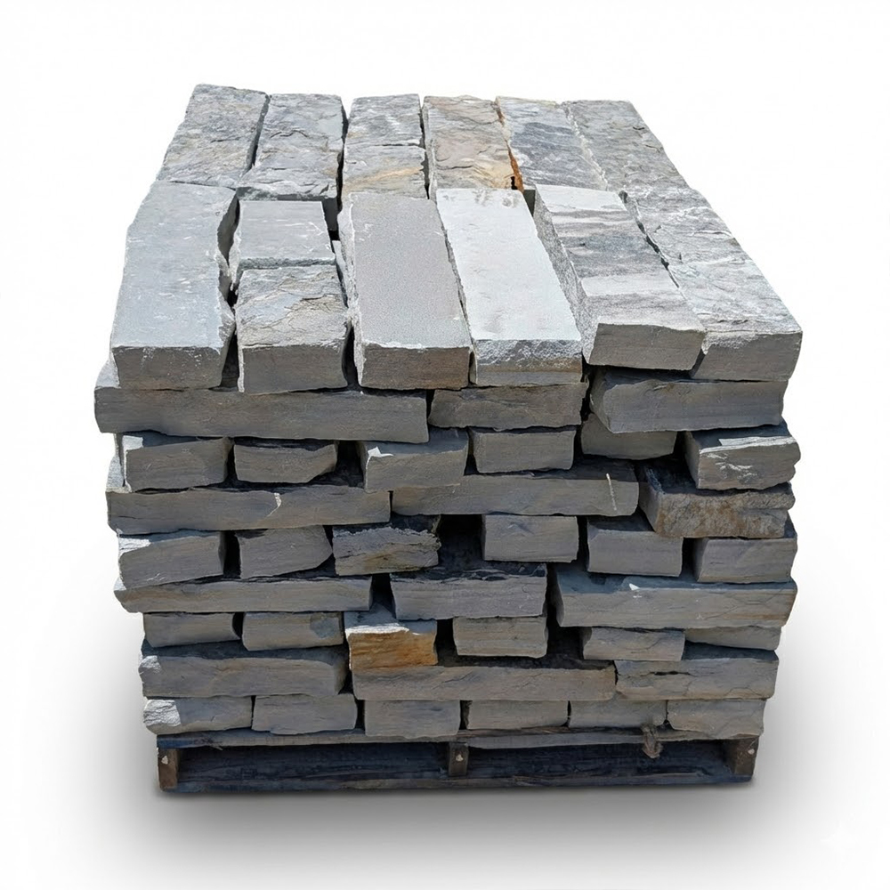 Natural Gray Chopped Stone - 6"