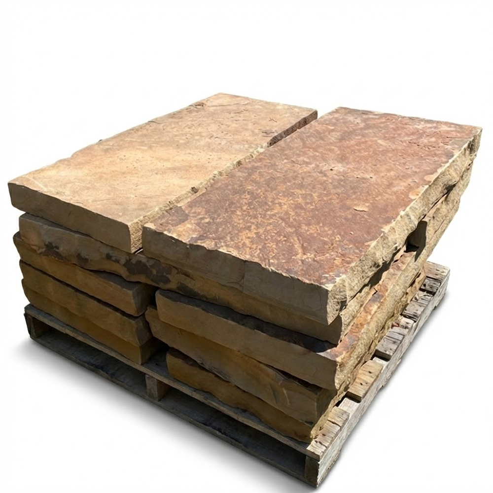 Natural Brown Stone Step Tread - 4 ft