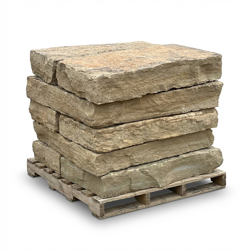 Natural Brown Stone Step Tread - 3 ft