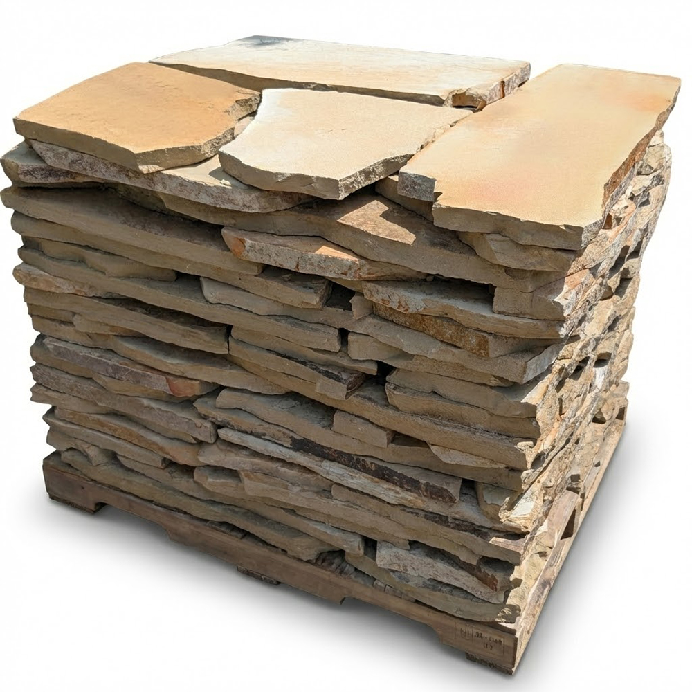 Natural Brown Pathway Flagstone - 1.5" to 2"