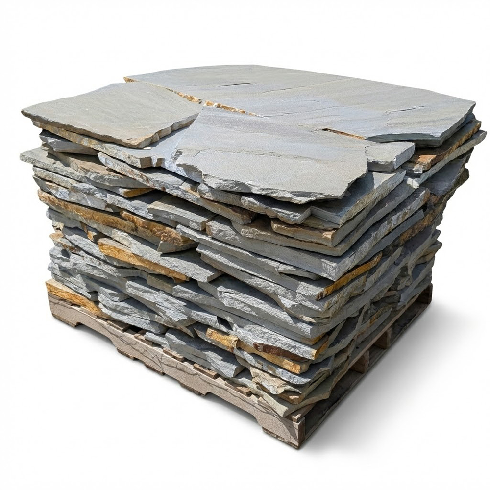 Silver Gray Patio Flagstone - 1" Thin