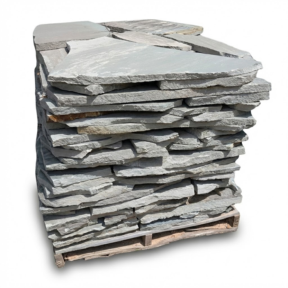 Silver Gray Pathway Flagstone - 1.5" to 2"