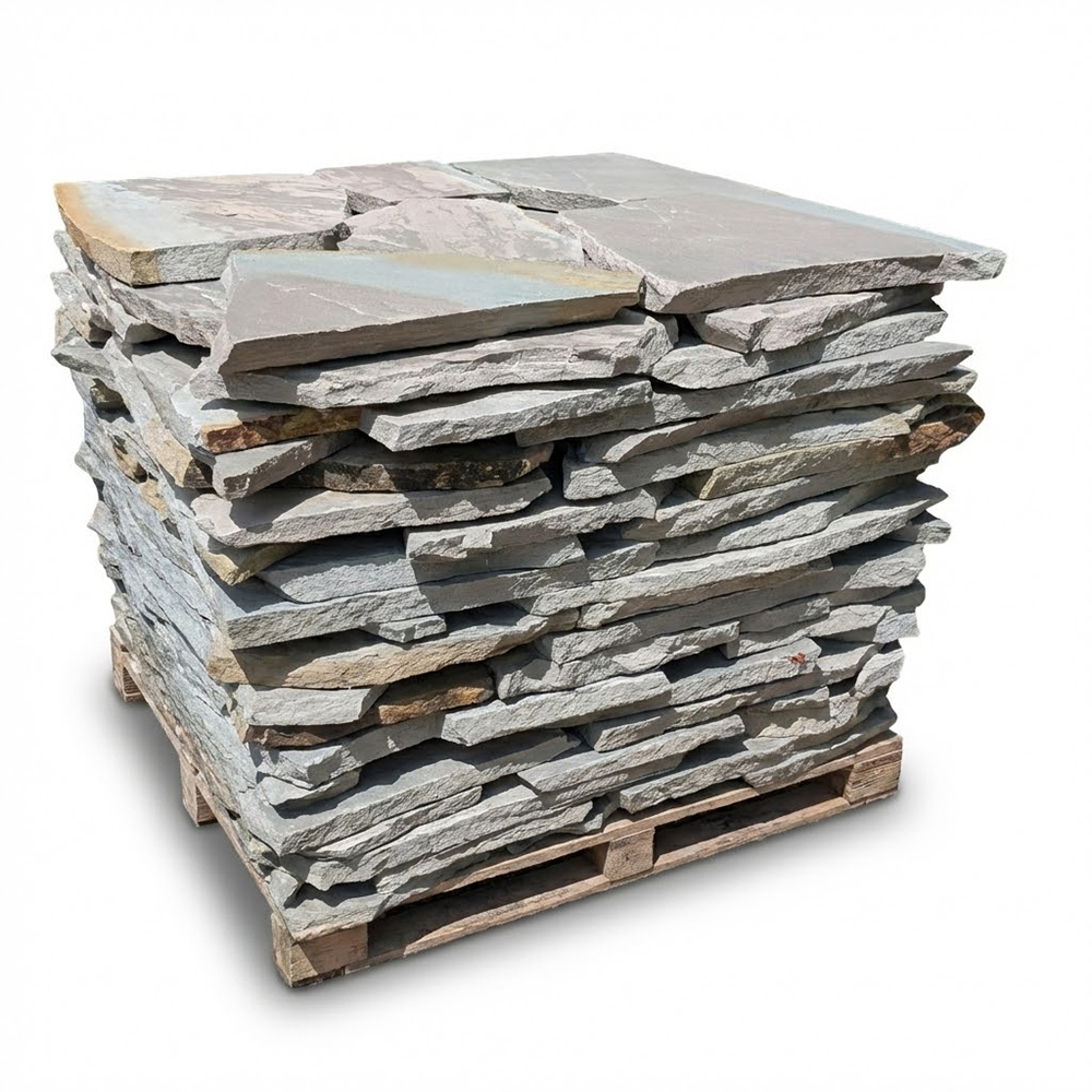Heavy-Duty Silver Gray Flagstone - 2" to 3"