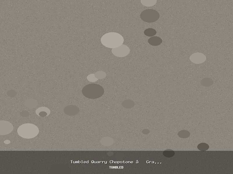 Tumbled Quarry Chopstone – Gray – 12 Inch