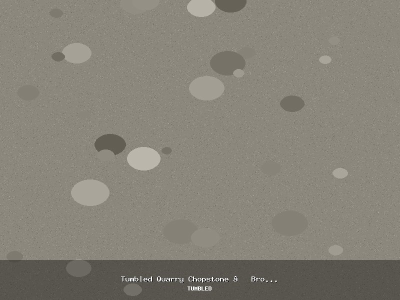 Tumbled Quarry Chopstone – Brown – 4 Inch